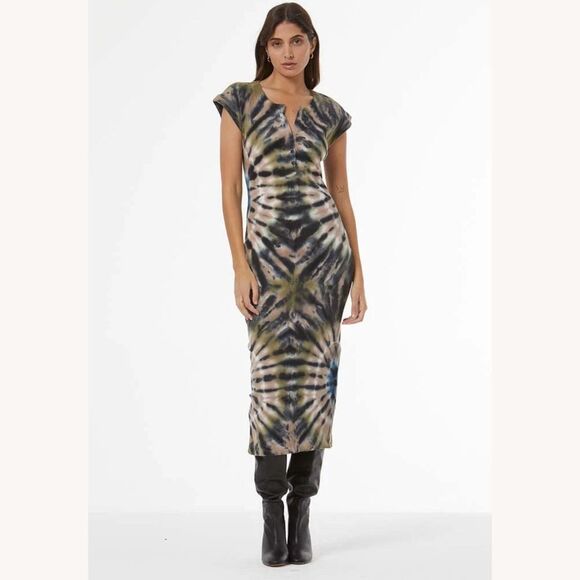 Young Fabulous & Brooke YFB Lyra Tie Dye Dress Small NWT - Picture 1 of 10